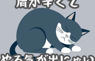 肩が辛くて